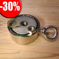 Двухсторонний поисковый магнит   2х200 кг F200x2