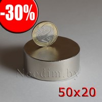 Неодимовый магнит 50х20